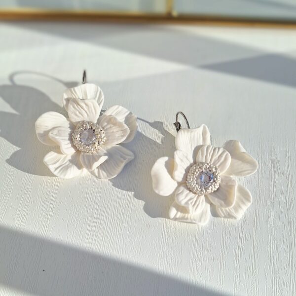 Pendientes Violeta Plata - Imagen 4