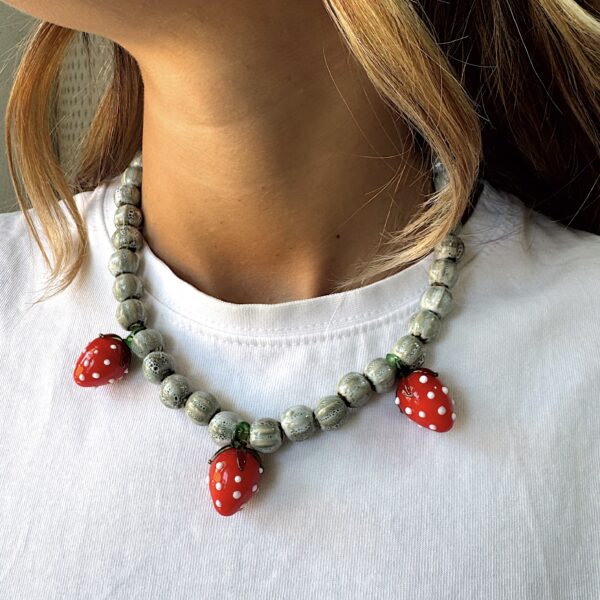 Collar cerámica fresas