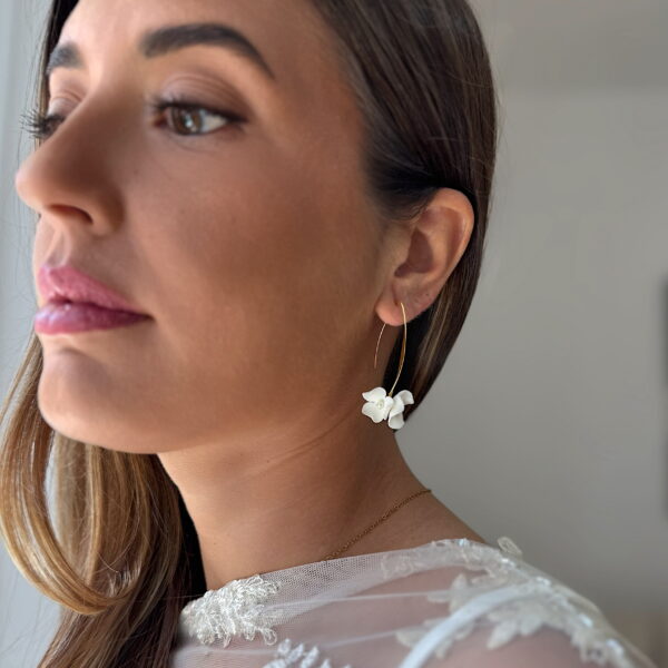 Pendientes Verbena Dorado