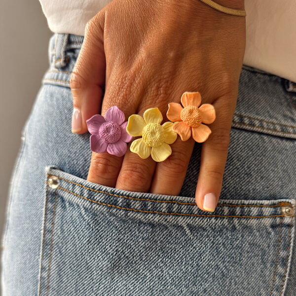 Anillo Amapola Melocotón - Imagen 2