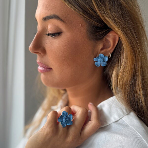Anillo Amapola Azul - Imagen 3
