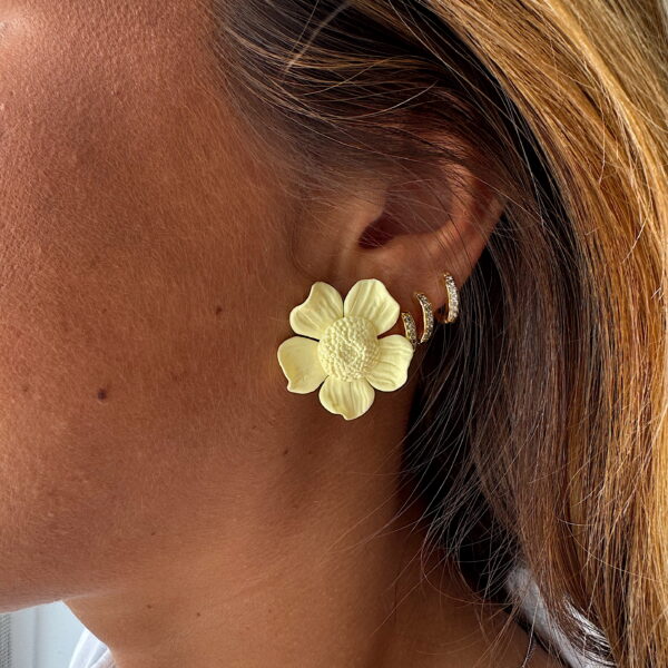 Pendientes Amapola Mantequilla
