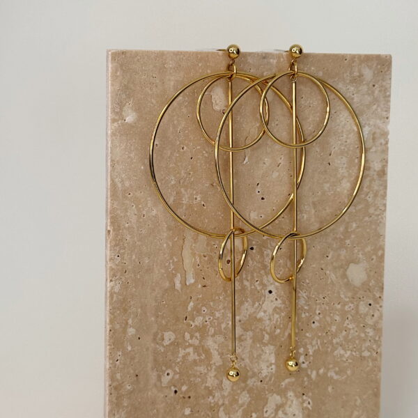 Pendientes Saturno - Imagen 2