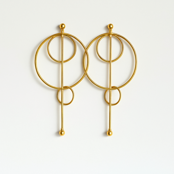 Pendientes Saturno - Imagen 5