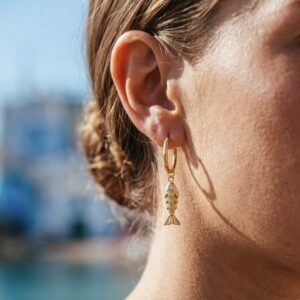 Pendientes Pez Dorado