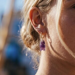 Pendientes Pez Amatista